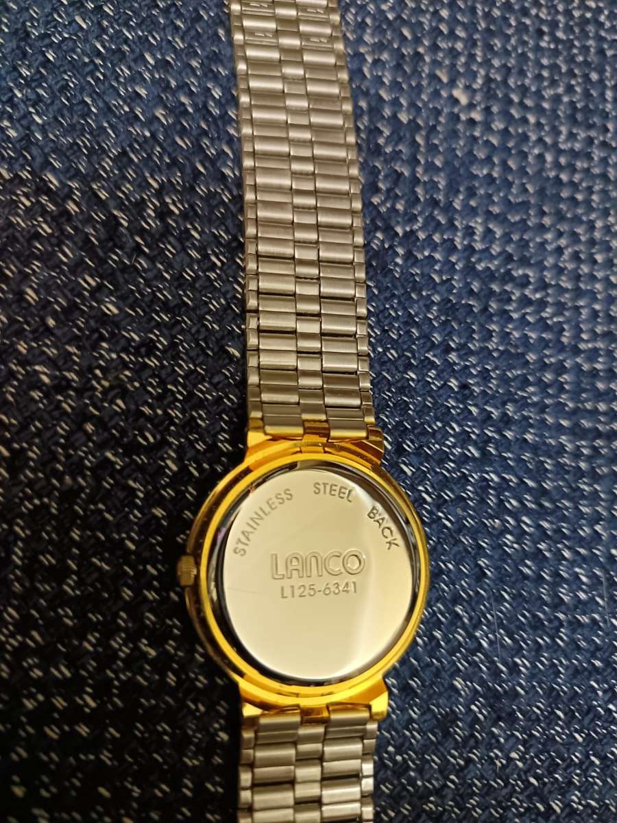 Lanco Mens Watch - Gold Plated
