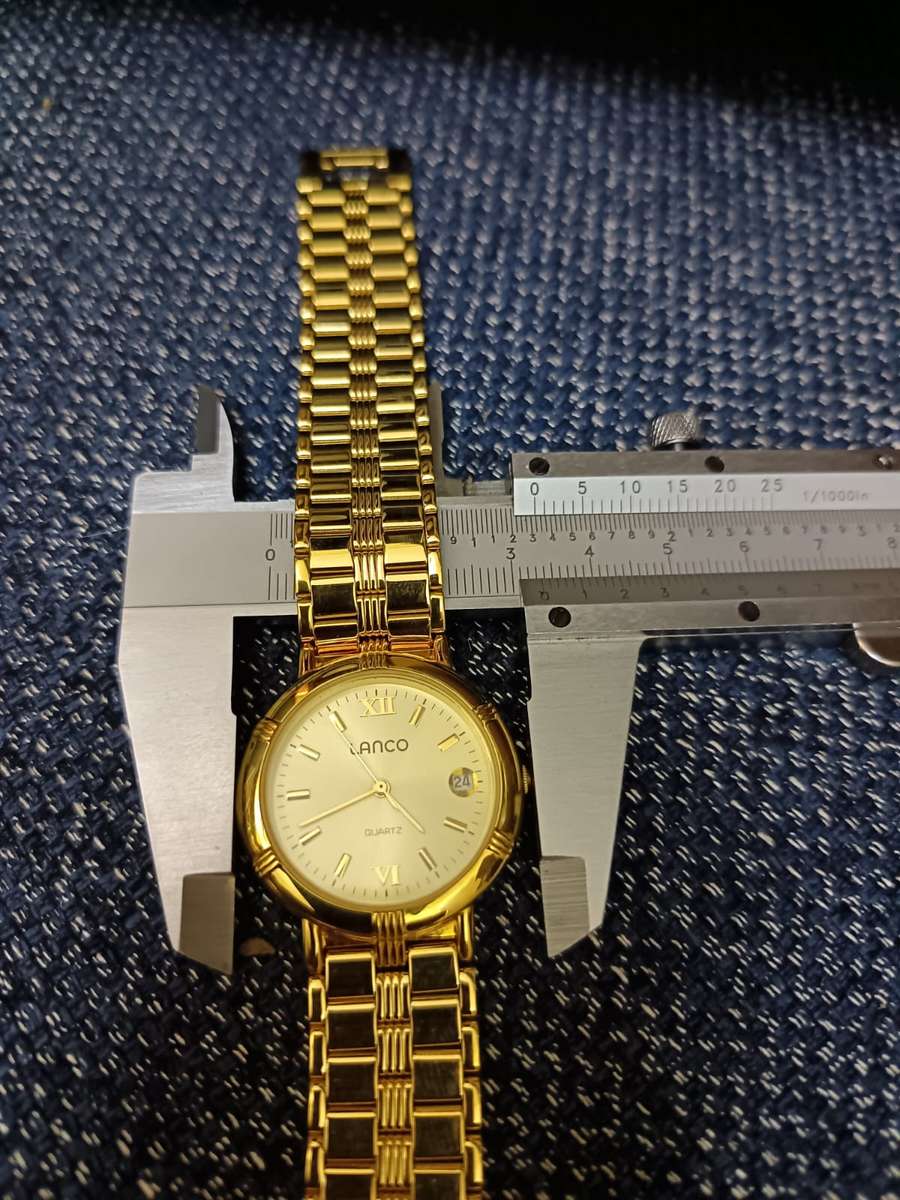 Lanco Mens Watch - Gold Plated