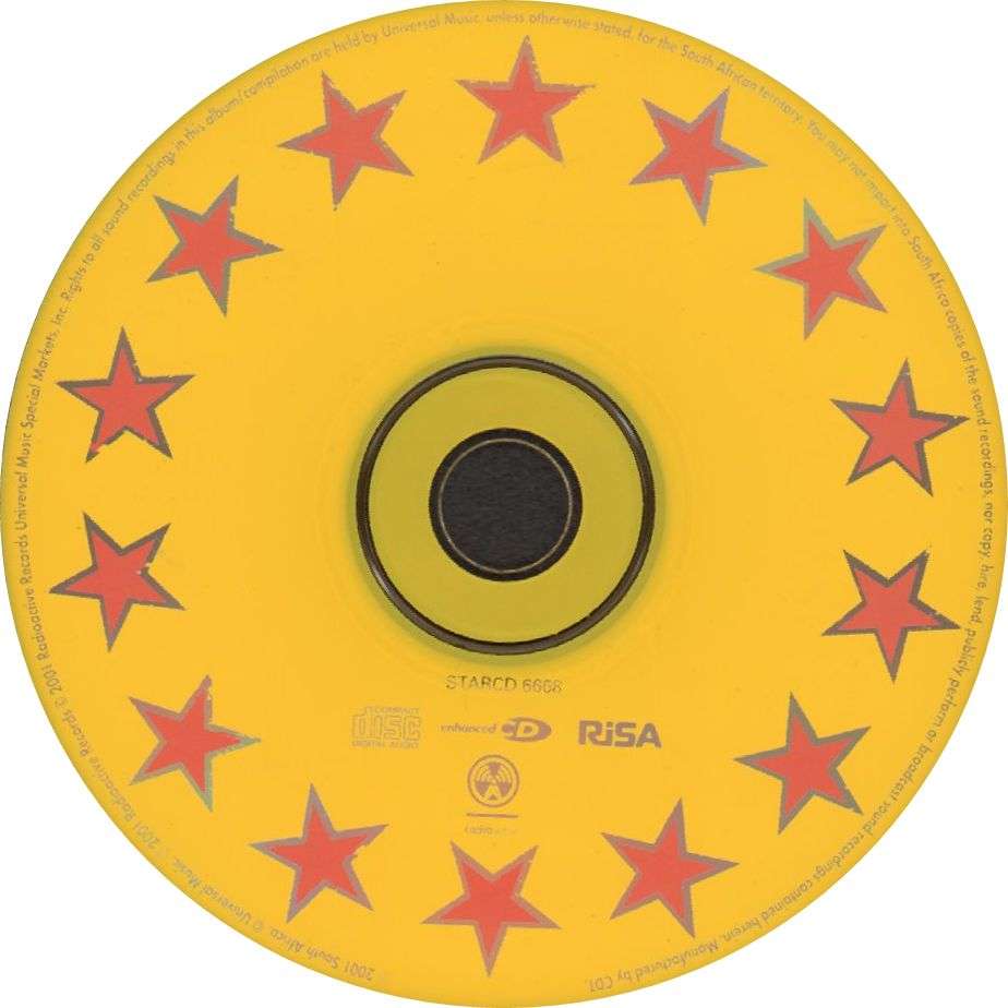LIVE - V - Out of Print South African CD - STARCD6668