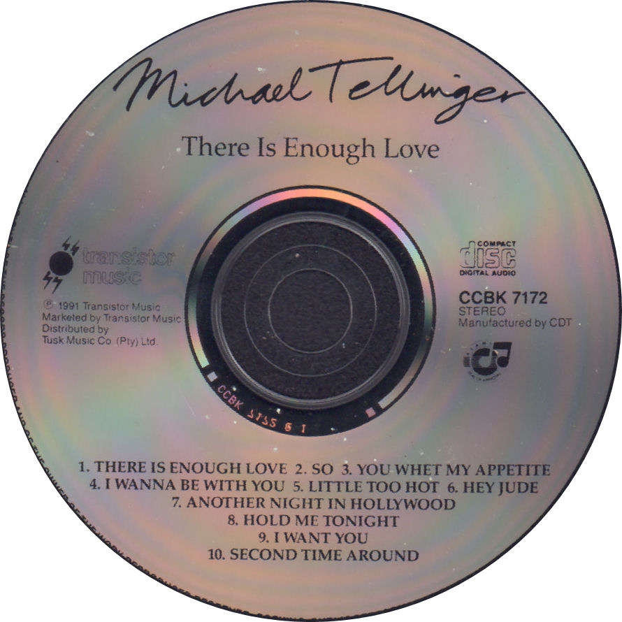 MICHAEL TELLINGER - There Is Enough Love - South African CD - CCBK7172