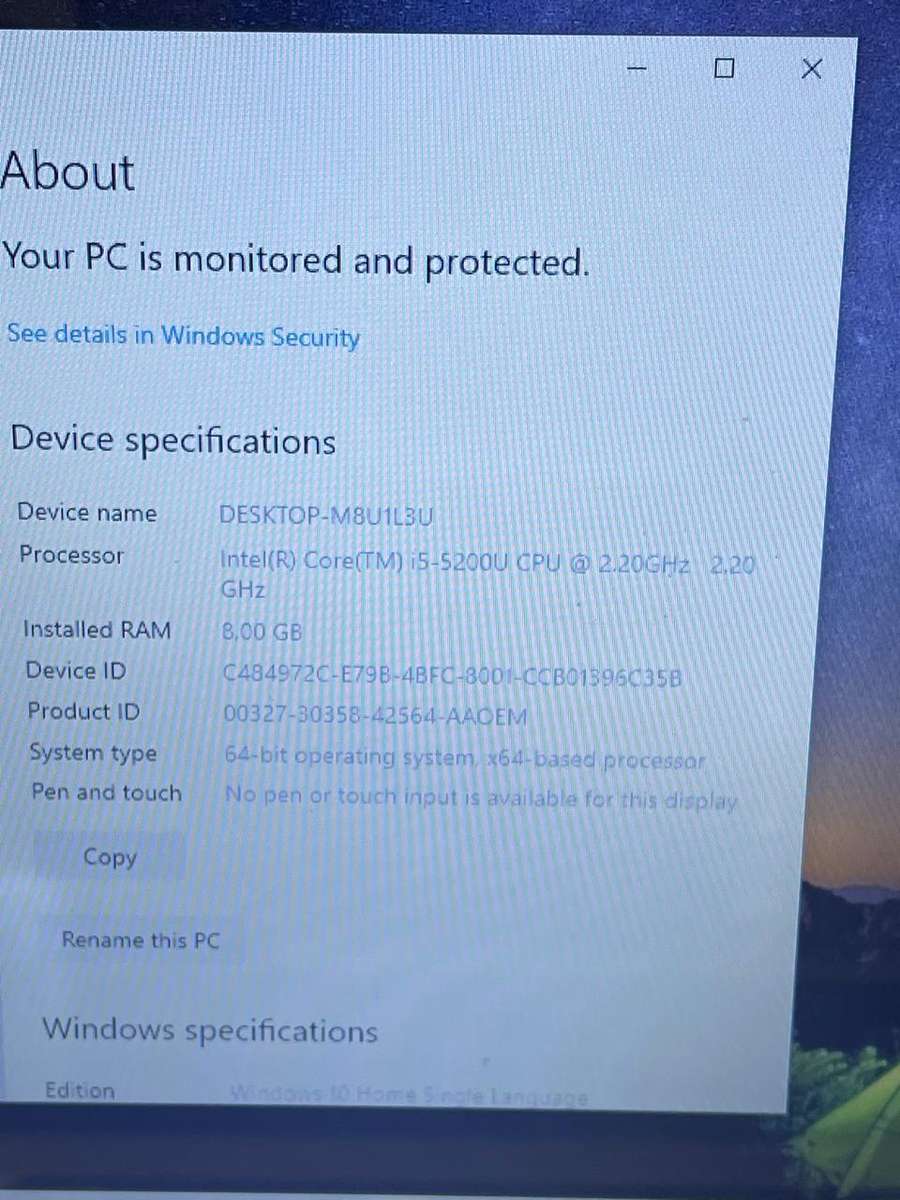 DELL INSPIRON 15 3543 | INTEL CORE i5-5200U | 8GB RAM | 500GB HDD | 15.6" LED | 2G NVIDIA | WIN10