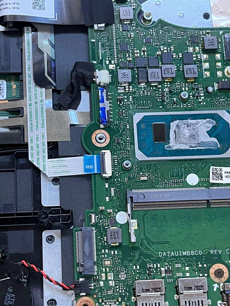 ACER ASPIRE A315-57G MOTHERBOARD  |  10TH GEN CORE i3-1005G1  (4GB ONBOARD RAM/ 2GB NVIDIA MX330)