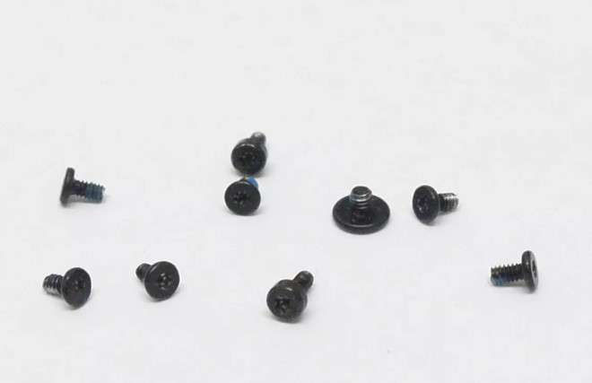 Macbook Air 2015 screws - 4 (battery cover screws), 5 (logic board) 3 (Fan) and 2 (ssd screws)