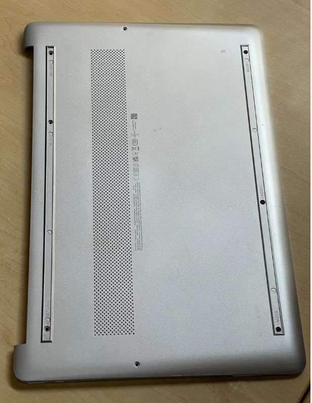HP 15s-fq2xxx Series LCD Back Cover, Bottom Cover, Hinge Cover & Front Bezel (Silver)