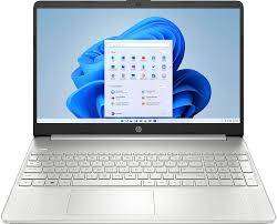 HP Laptop 15s, 15.6", Intel® Celeron®, 4GB RAM, 256GB SSD, HD, Windows 11 Home, Silver
