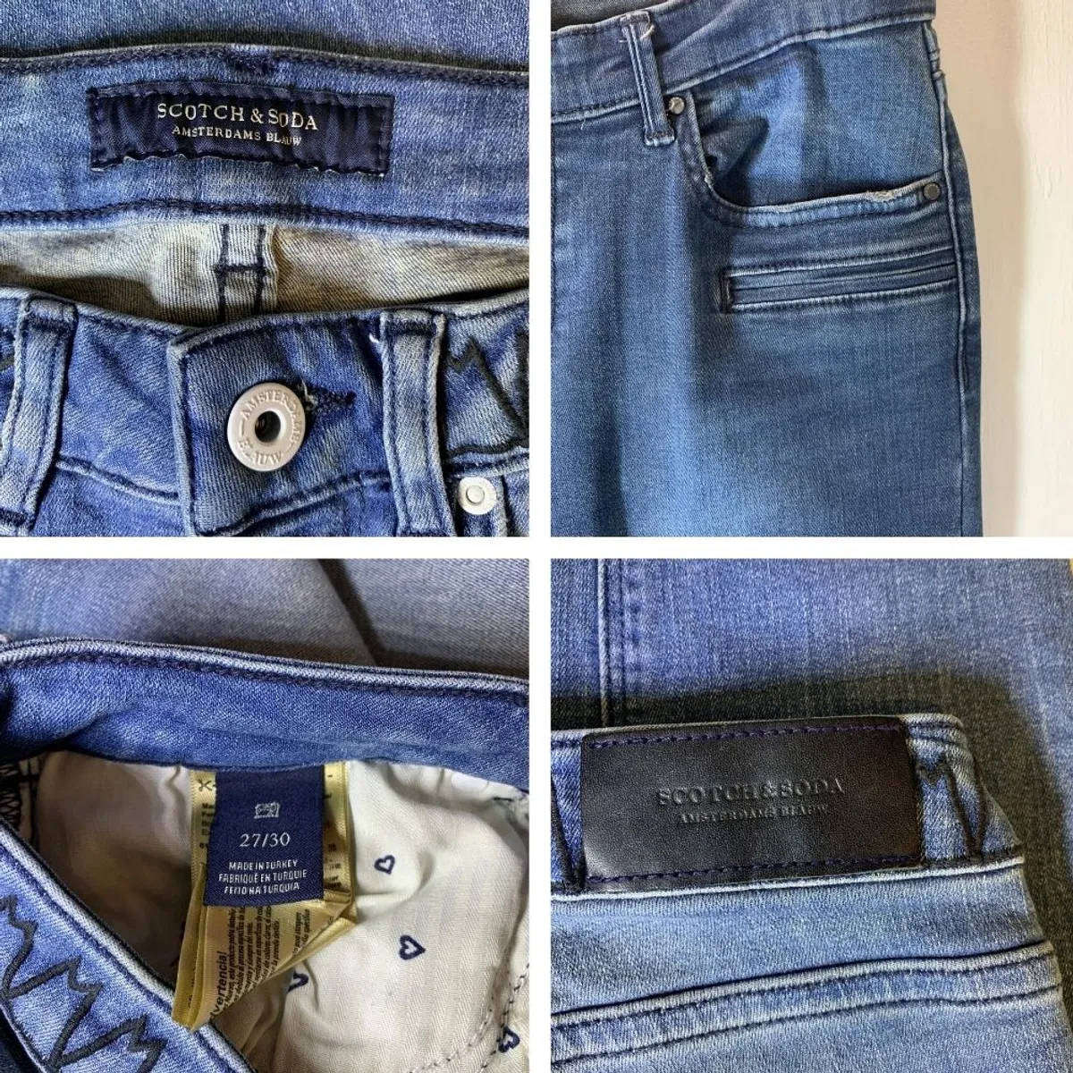 Scotch & Soda  Skinny Jeans  Classic Blue  Size 27/30 (Aprox SA 6-8)