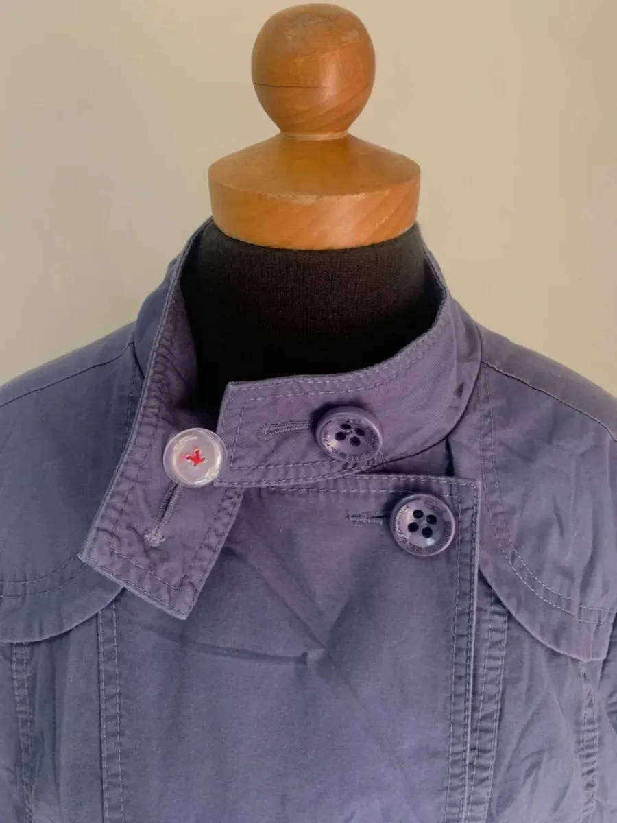 QS by S.Oliver Navy Double-Breasted Jacket  UK XL (Fits 1416)