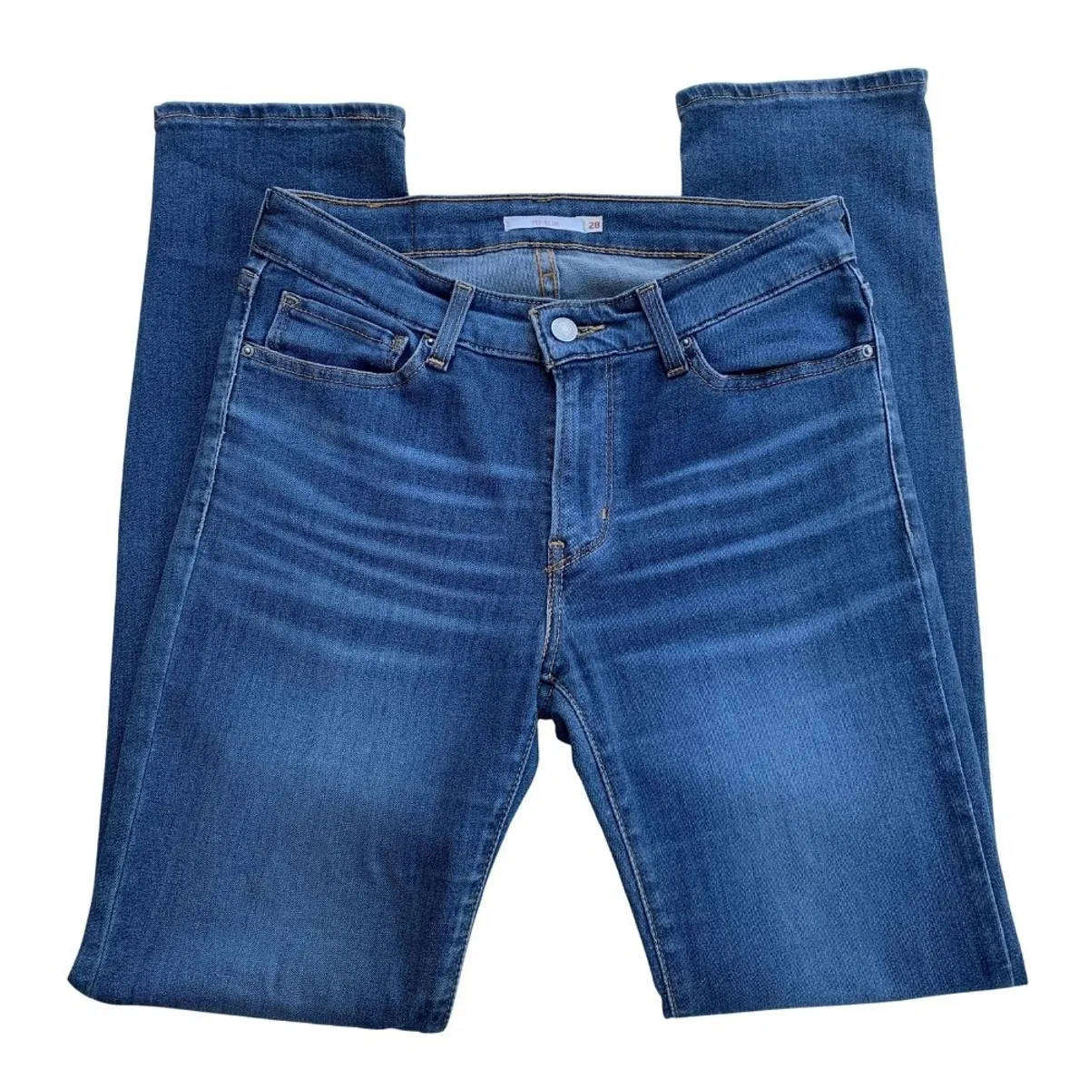 Levis 712 Slim Fit Jeans  Classic Blue  W28 (SA 810)