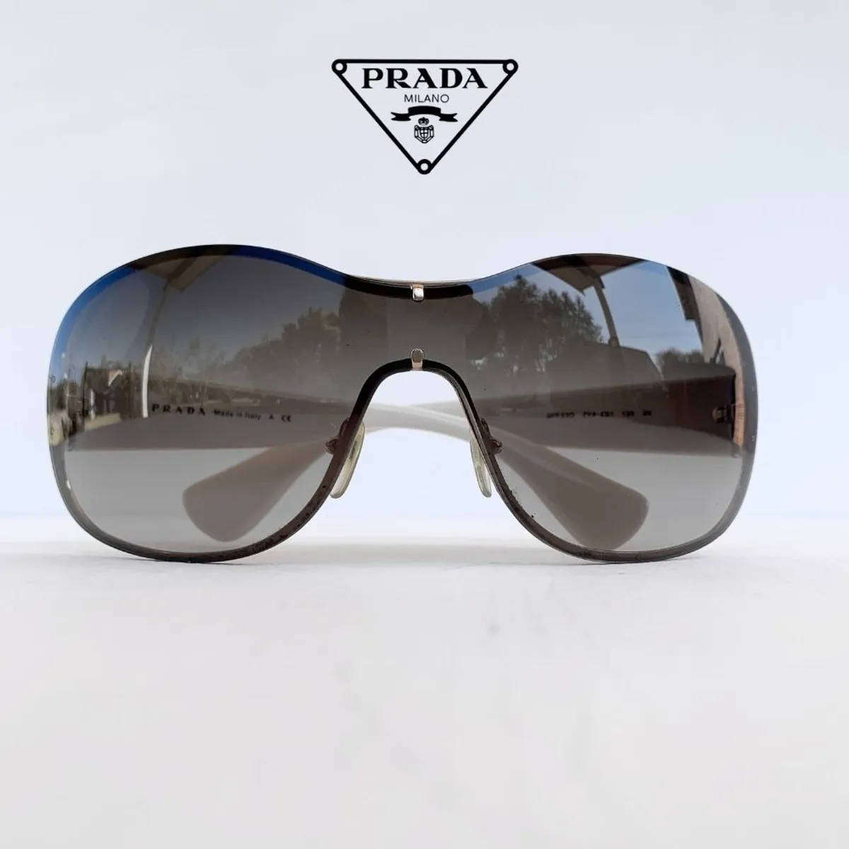 Prada Oversized Shield Sunglasses