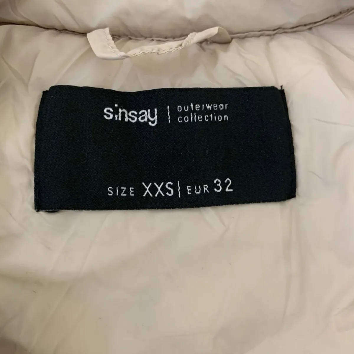 SINSAY Lightweight Quilted Puffer Jacket  Tan Brown  XS / EUR 32