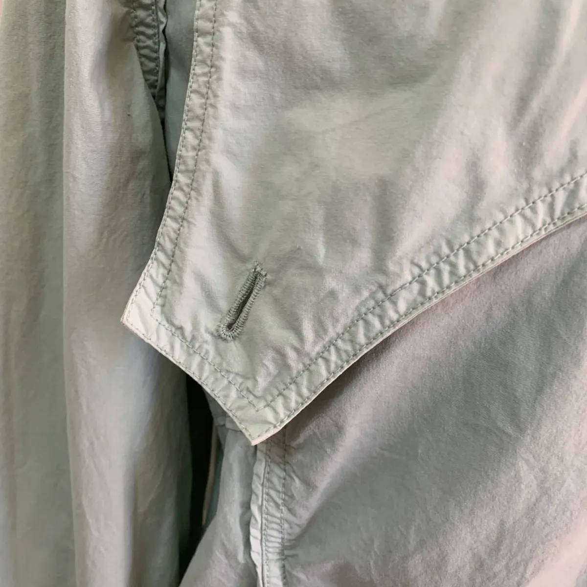 OSKA Designer Mint Green Cotton Jacket  Size 2 (SA 14)  Minimalist Tailored Jacket