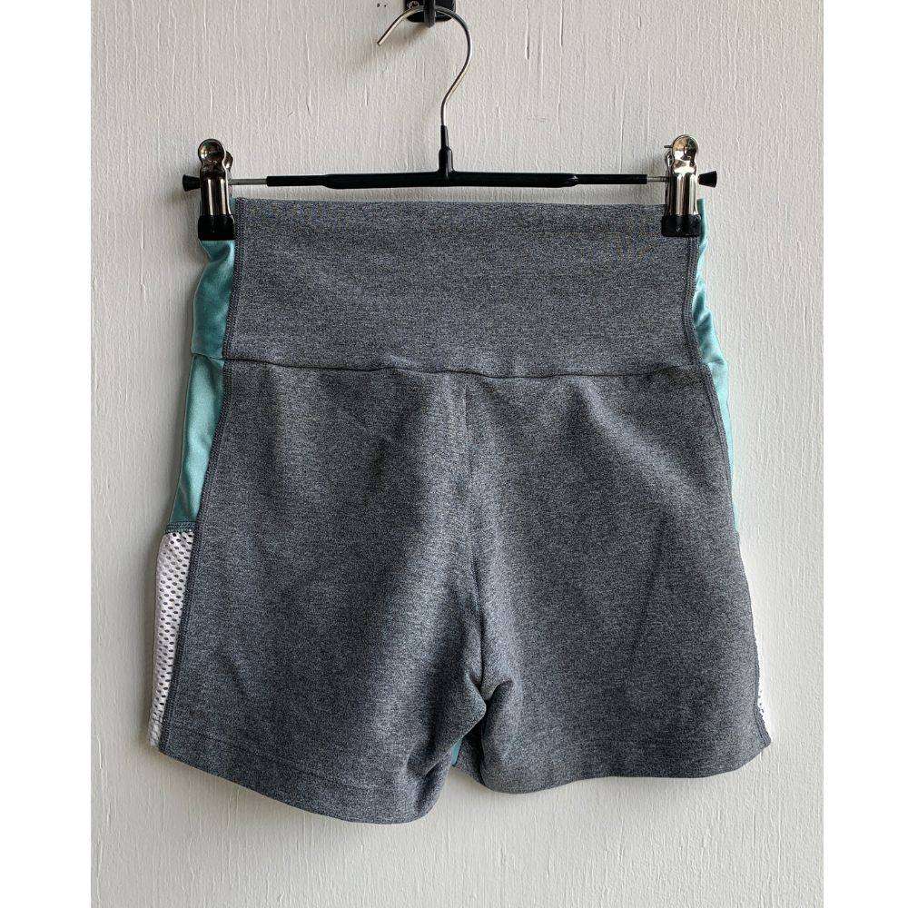 BRO Teal & Grey Workout Shorts  Size Small  Gym / Running Activewear