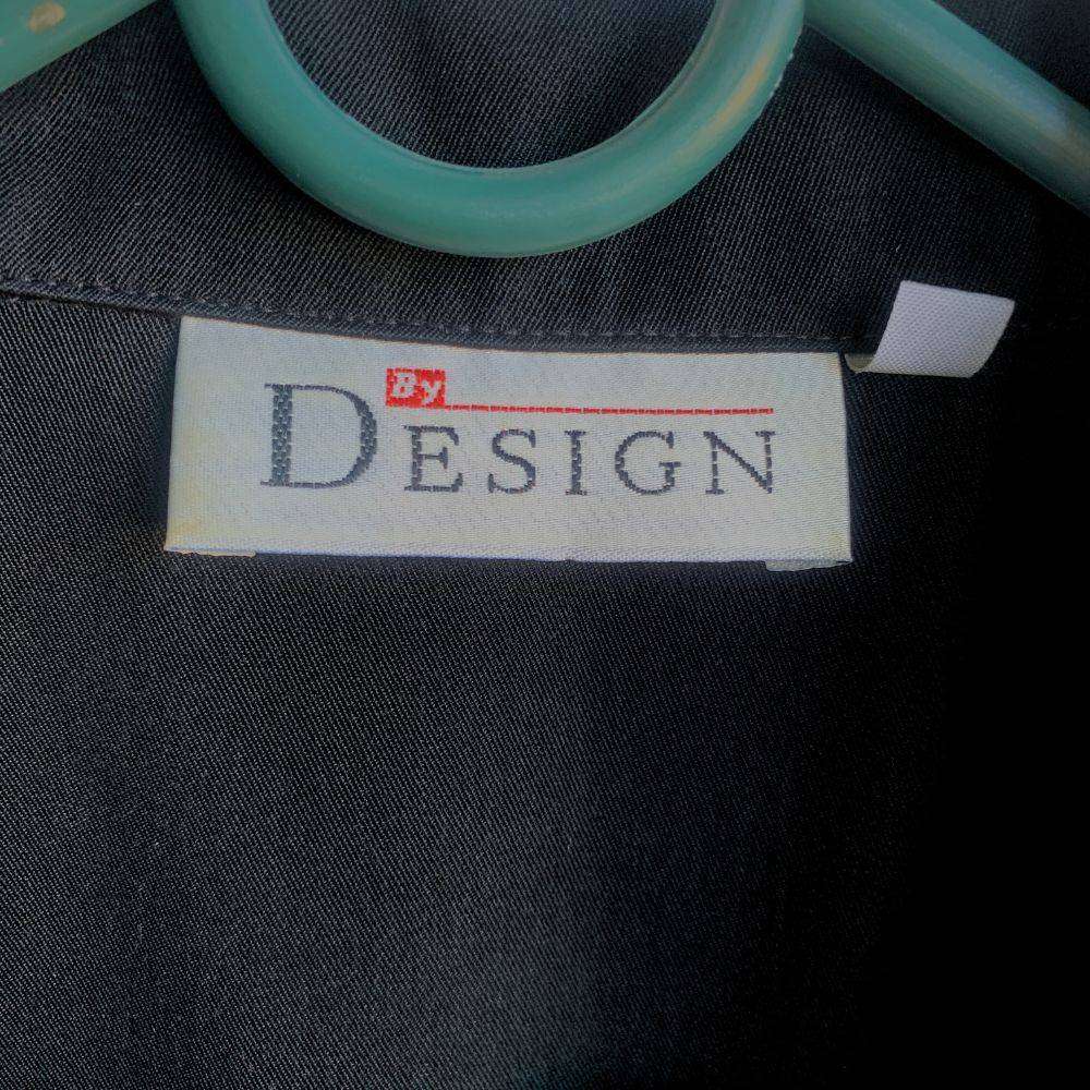 Design Black Two Button Longline Jacket Size Small