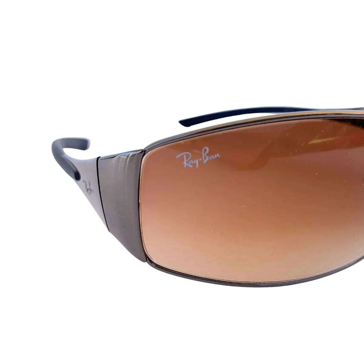 Ray-Ban Sunglasses  Brown Lens / Metal Frame