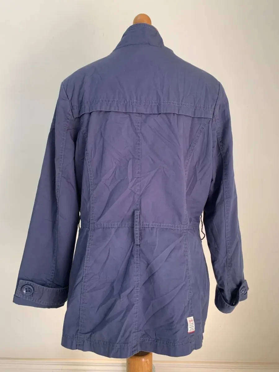 QS by S.Oliver Navy Double-Breasted Jacket  UK XL (Fits 1416)