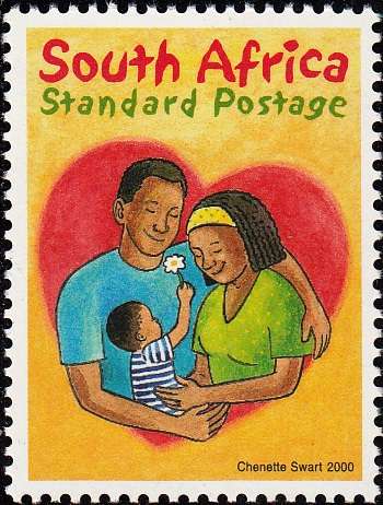 RSA 2000: FAMILY DAY STANDARD POSTAGE MNH (SACC 1253)