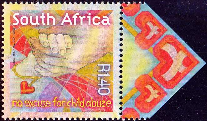 RSA 2001: CHILD ABUSE R1.40 MNH (SACC 1391)