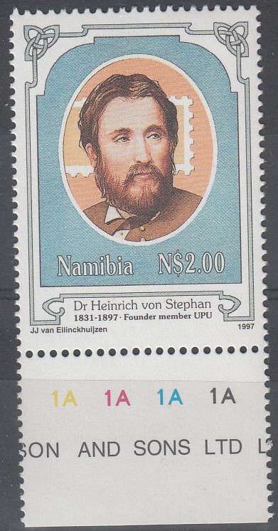 NAMIBIA 1997: DEATH CENTENARY OF DR HEINRICHVON STEPHAN MNH (SACC 170)