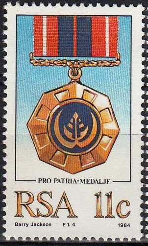 RSA 1984: MILITARY DECORATIONS 11c MNH (SACC 577)