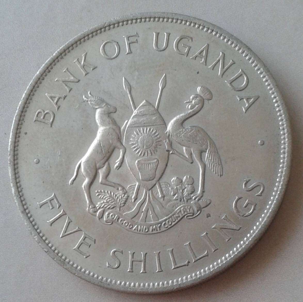 1968 Uganda 5 Shillings - FAO
