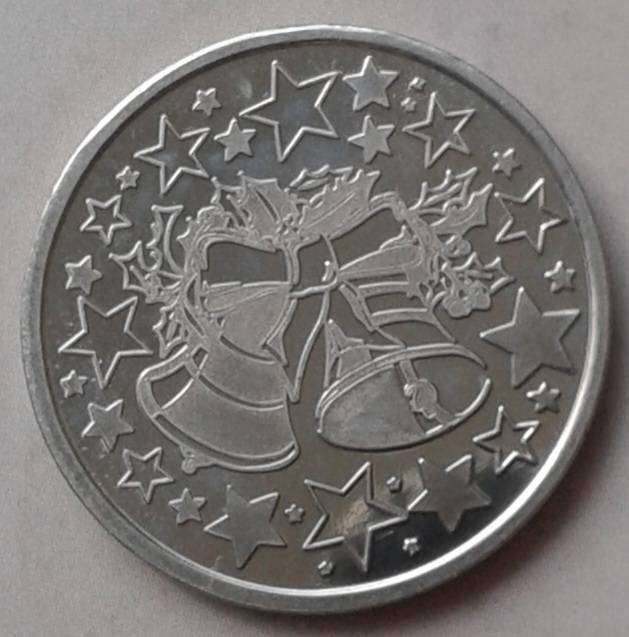 Coin World Christmas token (Bells)