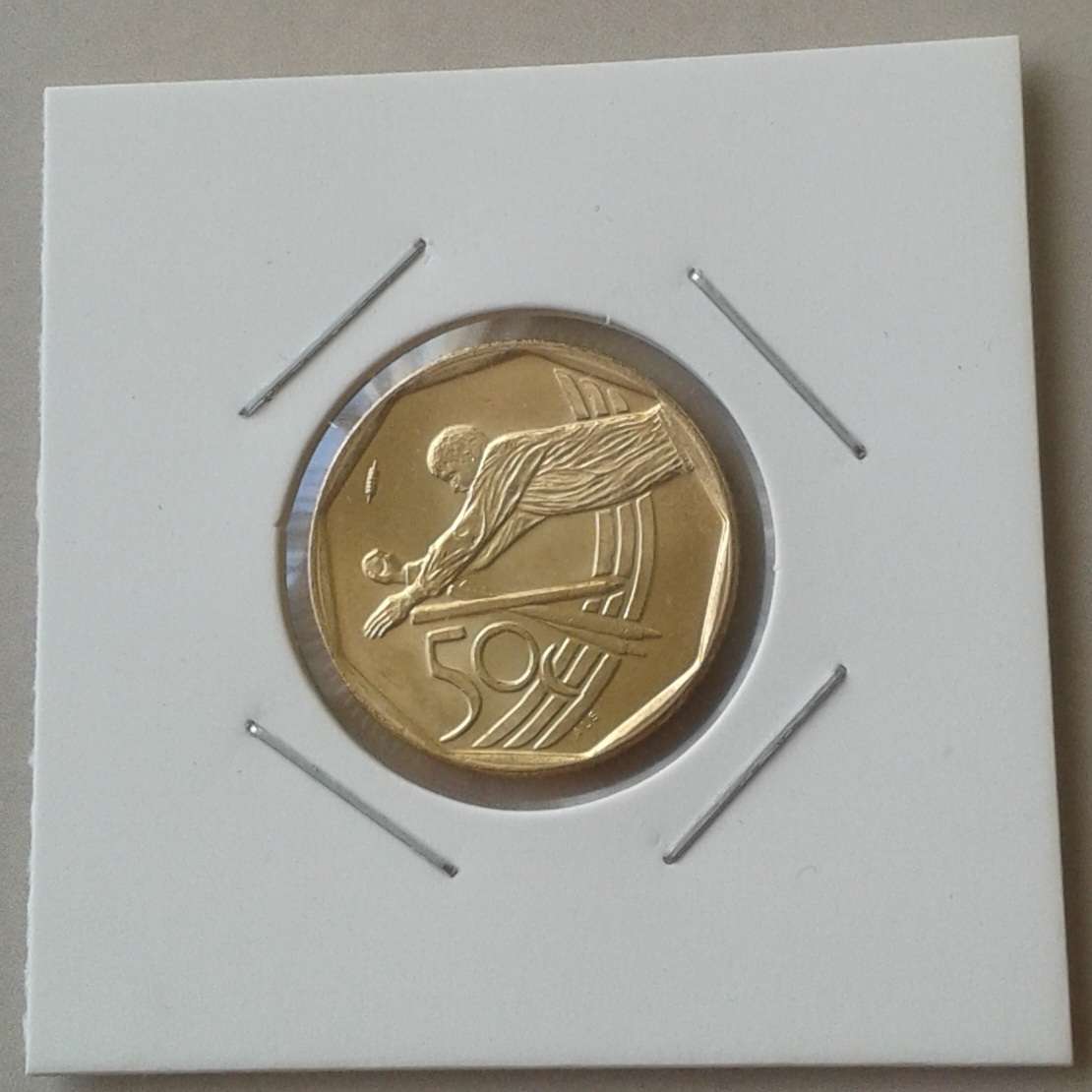 Scarce 2003 cricket 50c (Uncirculated) low mintage