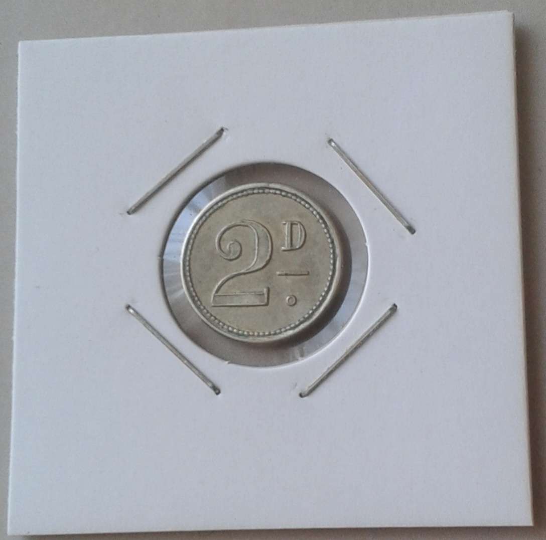 Scarce Union Steam Ship Company Limited Southampton 2D token