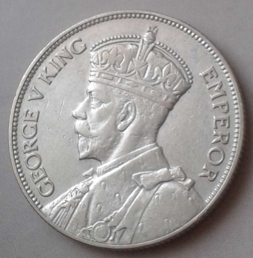 1936 Southern Rhodesia sterling silver 2 Shillings
