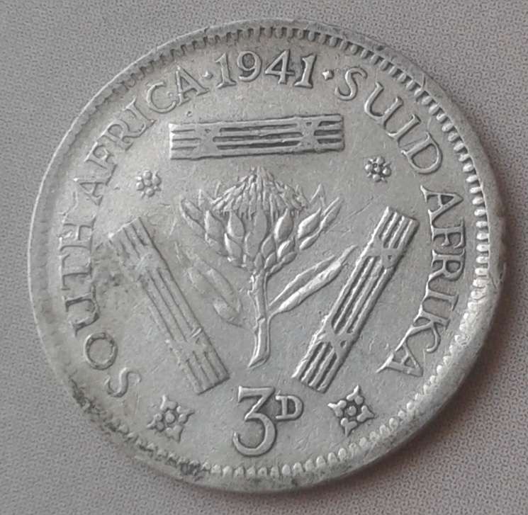 Union 1941 silver tickey.