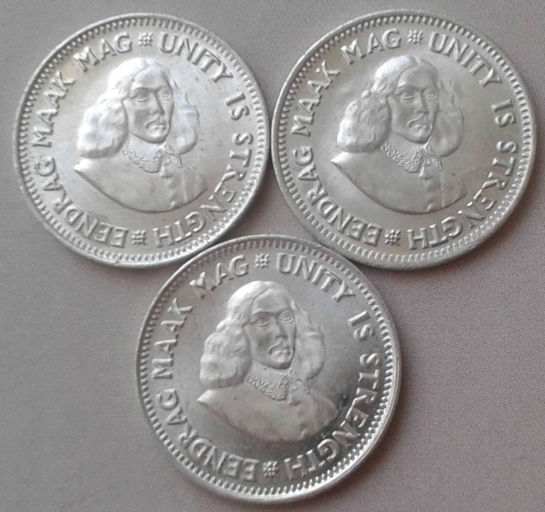 1961 Republic silver 2 1/2c (Uncirculated).