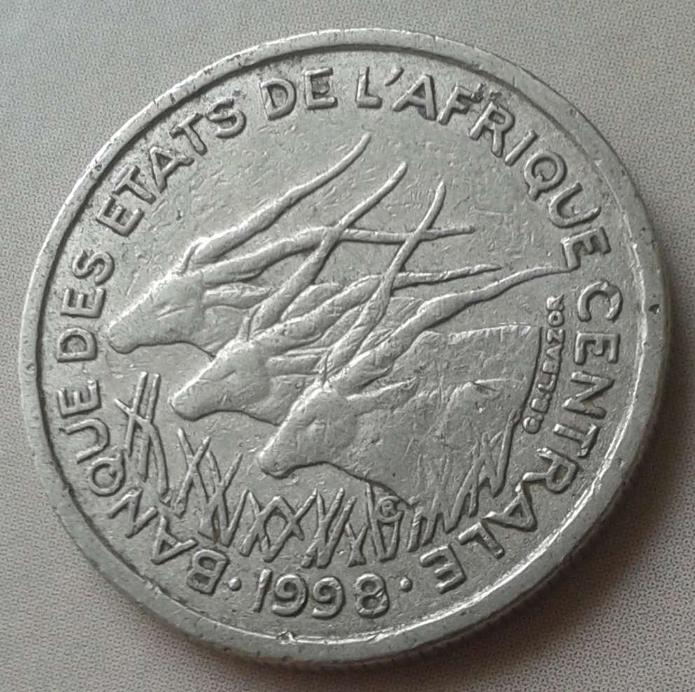 1998 Central African States 50 Francs