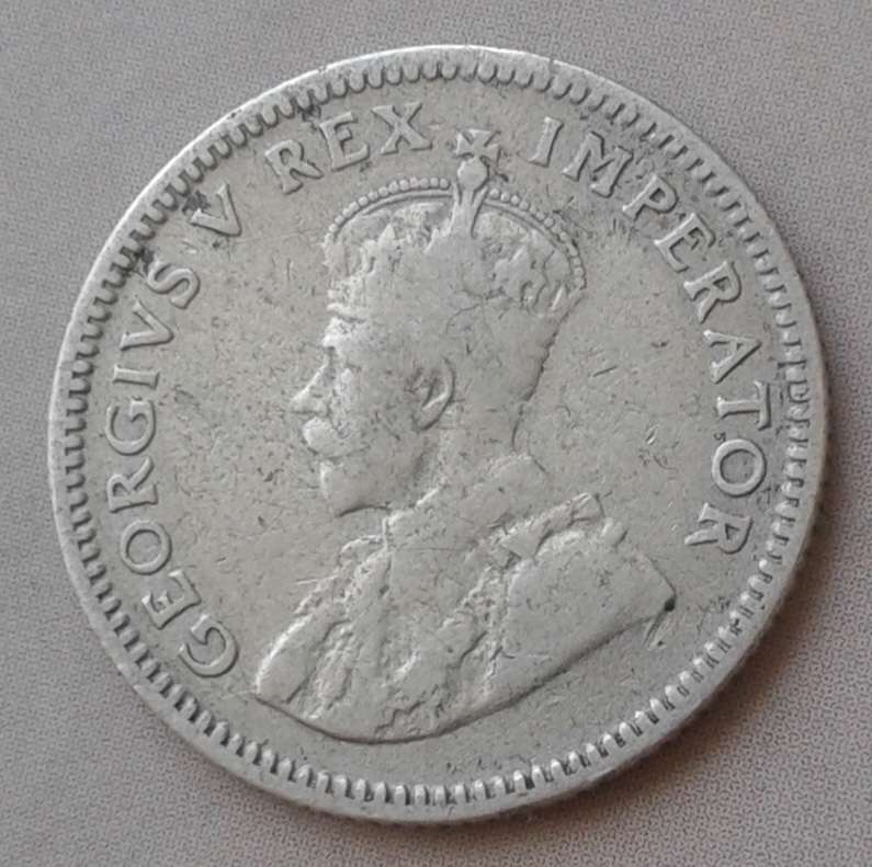 Scarcer 1925 union silver sixpence (lower mintage).