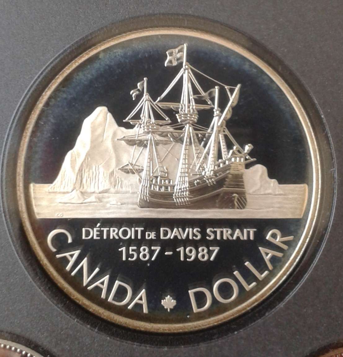 1987 Canada 7 coin prestige proof set incl.silver dollar