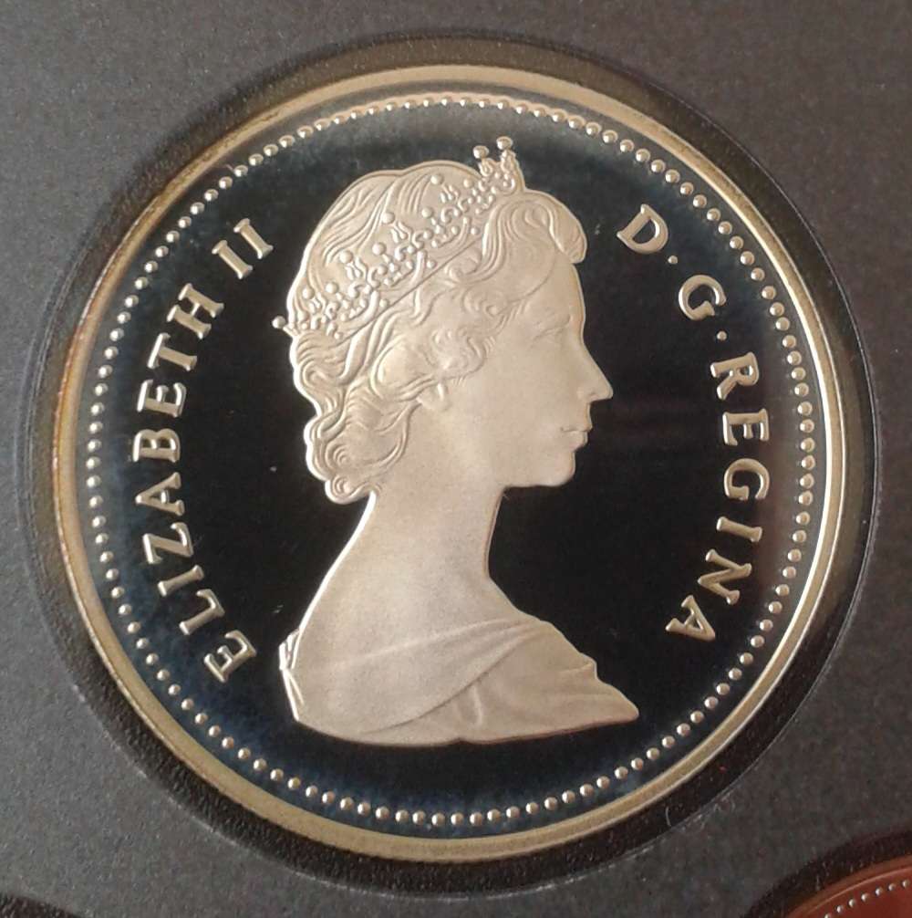 1987 Canada 7 coin prestige proof set incl.silver dollar