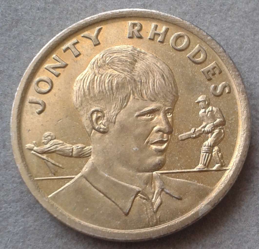 1992 Shoprite and Checkers cricket medal (Jonty Rhodes)