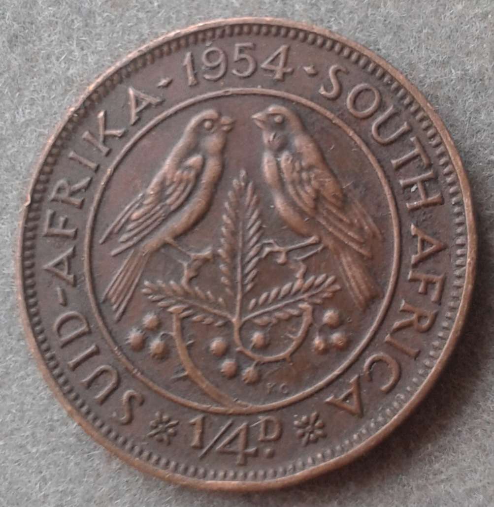1954 Union 1/4 penny.