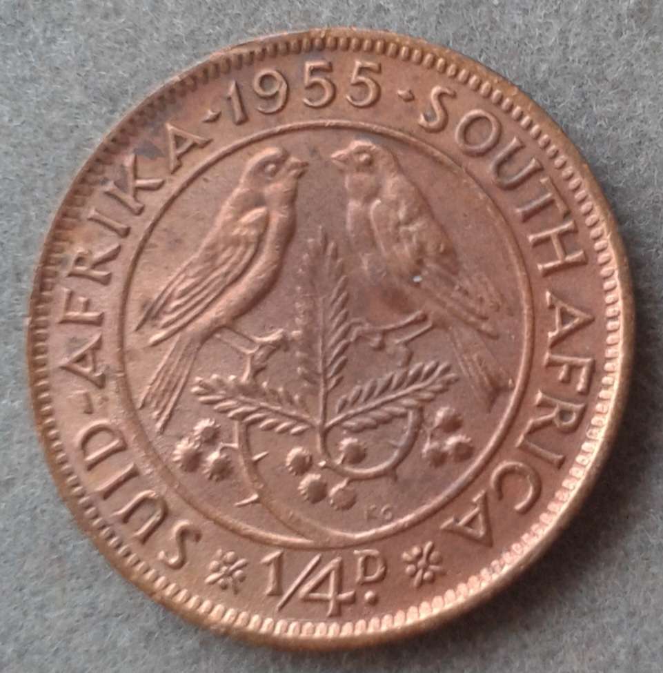 1955 Union 1/4 penny.