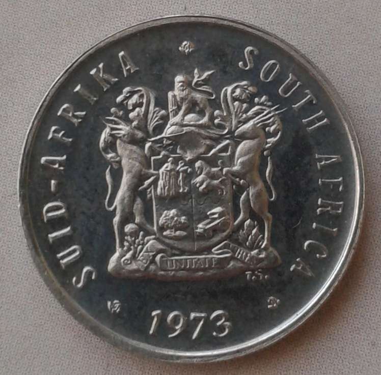 1973 Republic uncirculated nickel 5c