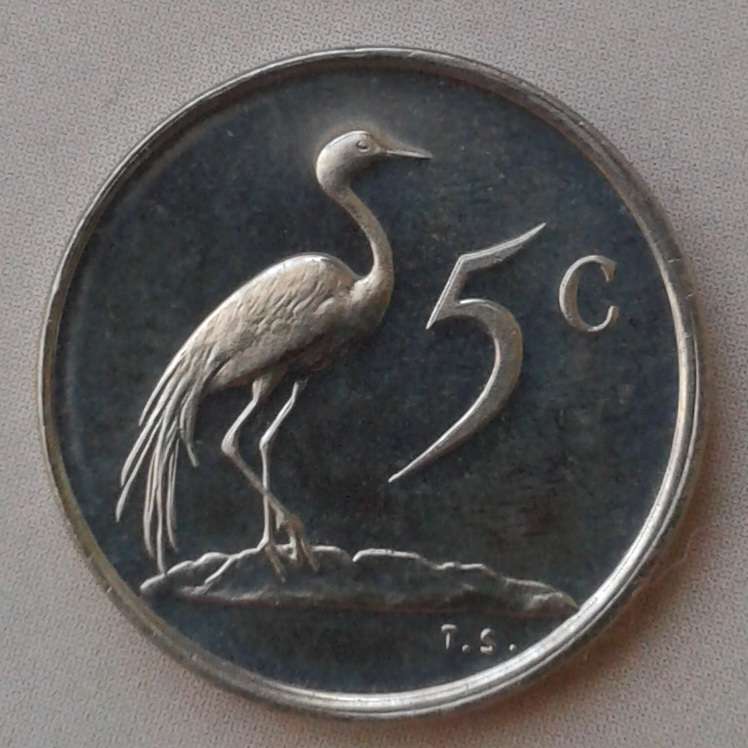 1975 Republic proof nickel 5c