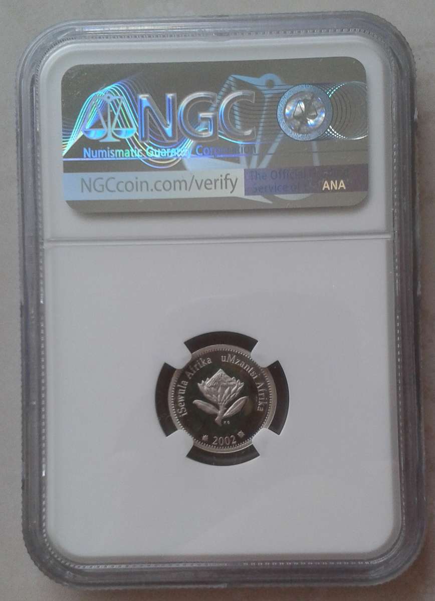 2002 Southern Right Whale proof silver 2 1/2c NGC PF69 Ultra Cameo (Top Pop)