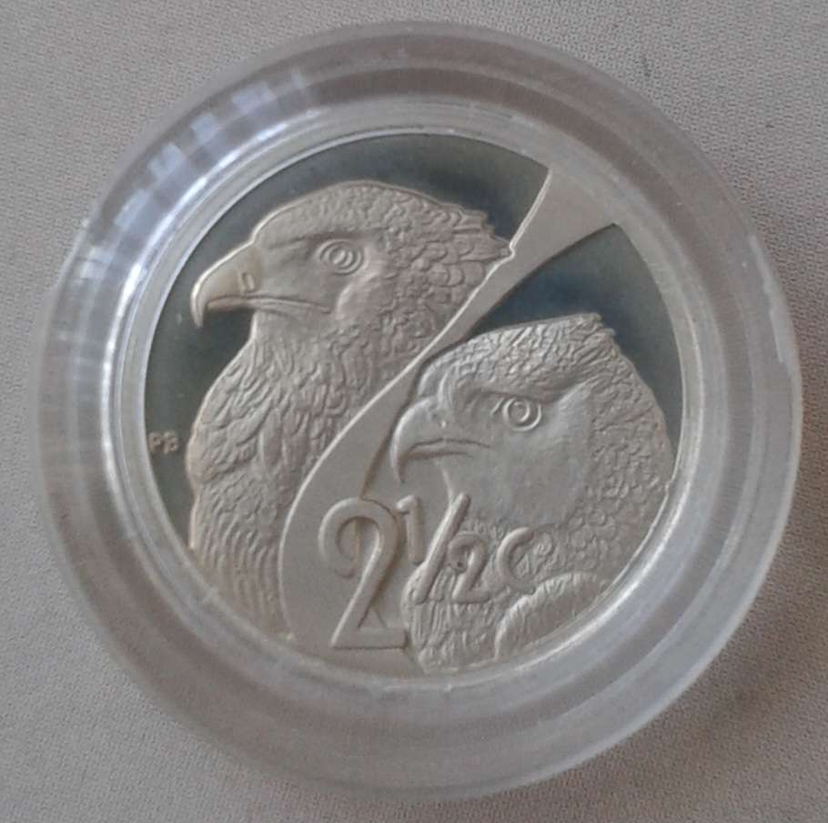 Nice 2003 Eagles proof silver 2 1/2c in S.A Mint bag incl.certificate