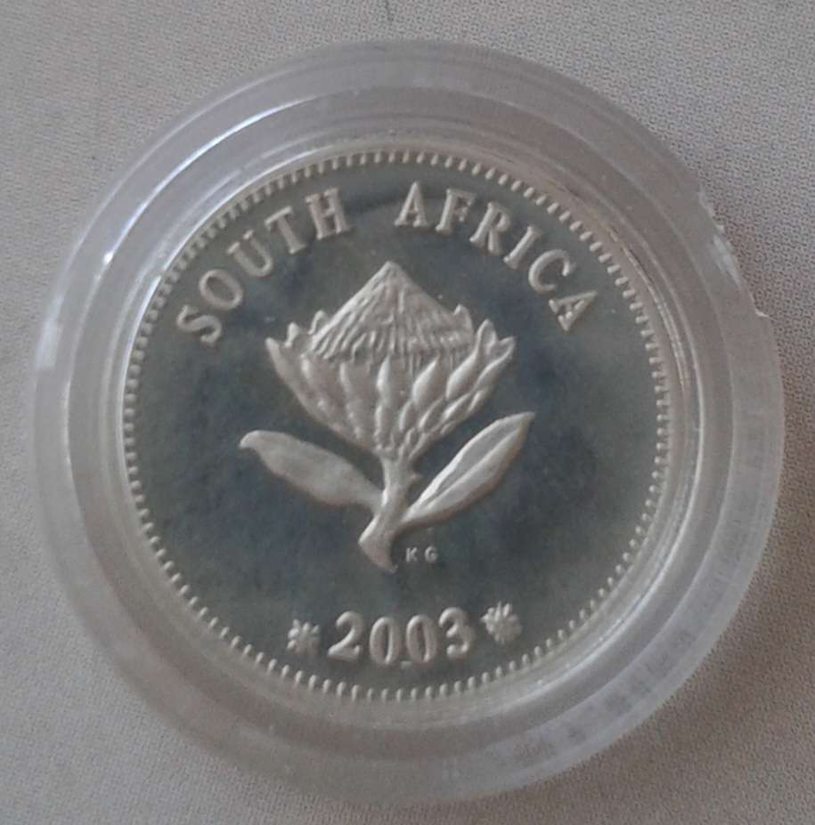 Nice 2003 Eagles proof silver 2 1/2c in S.A Mint bag incl.certificate