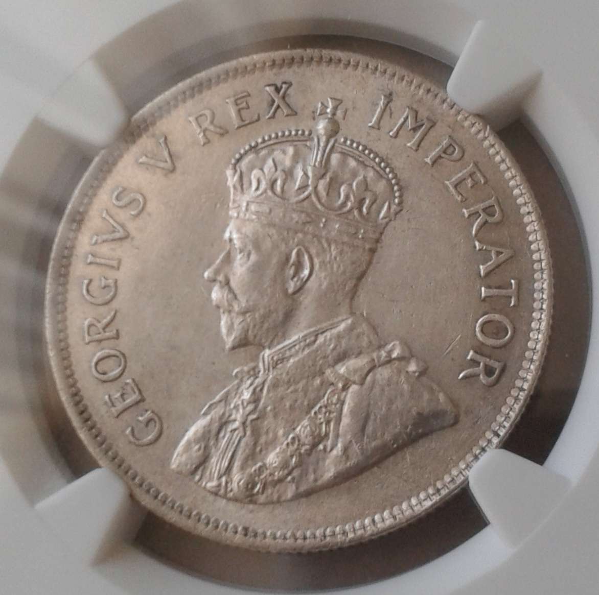 Nice 1930 union silver 2 1/2 shillings NGC AU55 (High cat value)