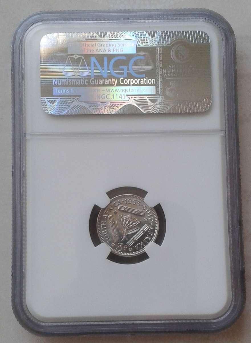 Nice 1953 union proof silver tickey NGC PF65 (mintage: 5000)