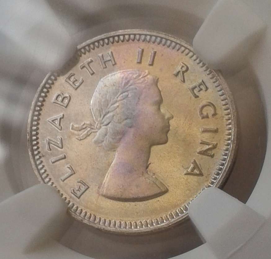 Nice 1953 union proof silver tickey NGC PF65 (mintage: 5000)