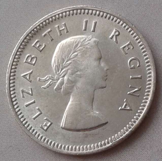 Scarce 1960 union uncirculated silver tickey (mintage: 18004)