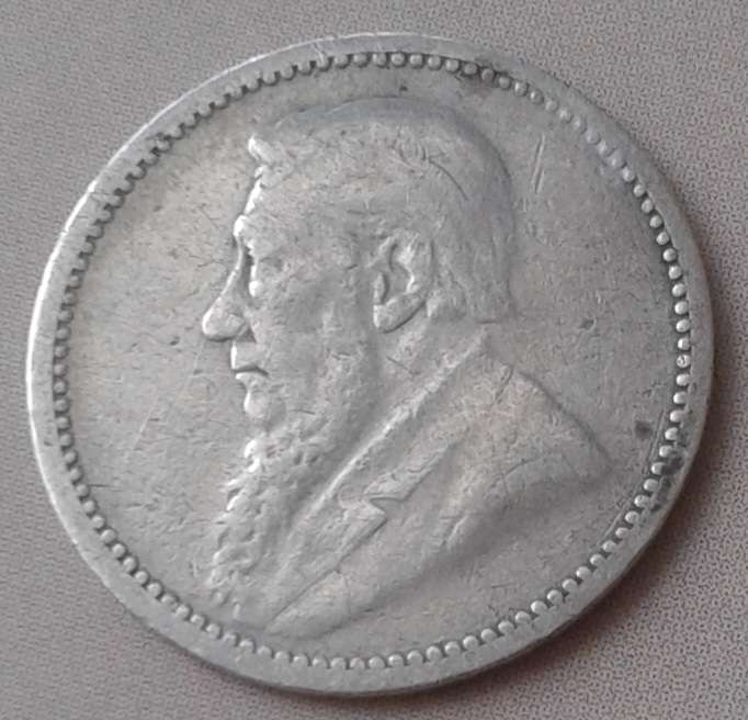 1893 ZAR Kruger silver tickey