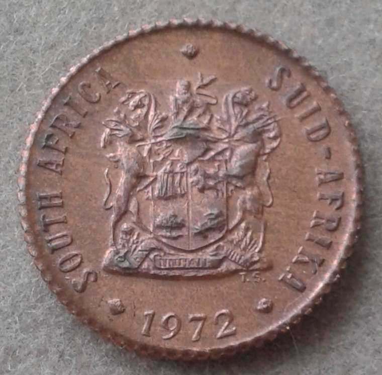 Scarcer 1972 uncirculated 1/2c (mintage: 20000)