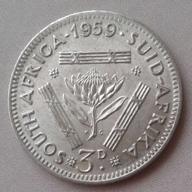 Nice 1959 union silver tickey