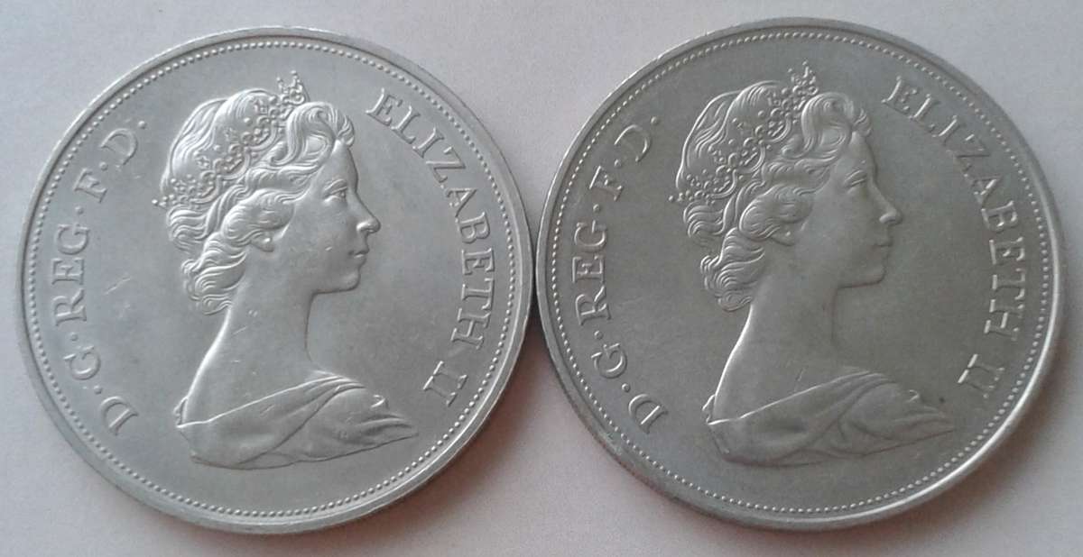 1972 Elizabeth & Philip silver wedding british crown